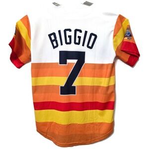 San Antonio Missions Jersey Mens Medium Multi Color MILB Baseball Biggio 7